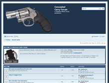 Tablet Screenshot of concealedcarryforum.com